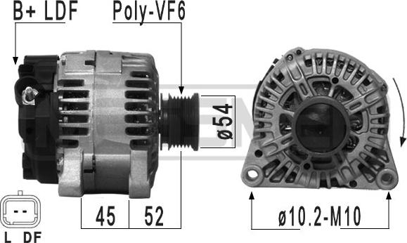 ERA 210931A - Generator alexcarstop-ersatzteile.com