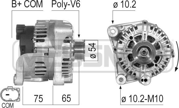 ERA 210499 - Generator alexcarstop-ersatzteile.com