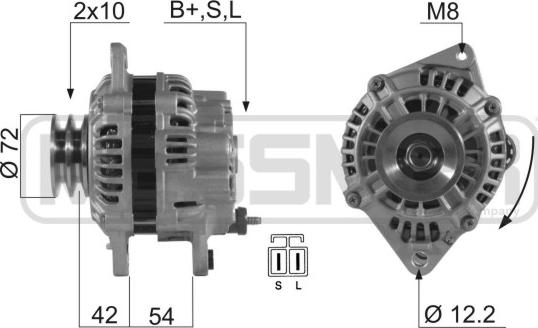 ERA 210491 - Generator alexcarstop-ersatzteile.com