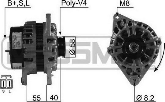 ERA 210492 - Generator alexcarstop-ersatzteile.com