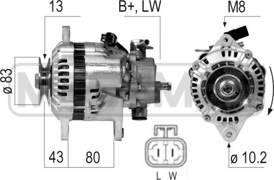 ERA 210456A - Generator alexcarstop-ersatzteile.com