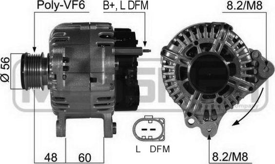 ERA 210469 - Generator alexcarstop-ersatzteile.com