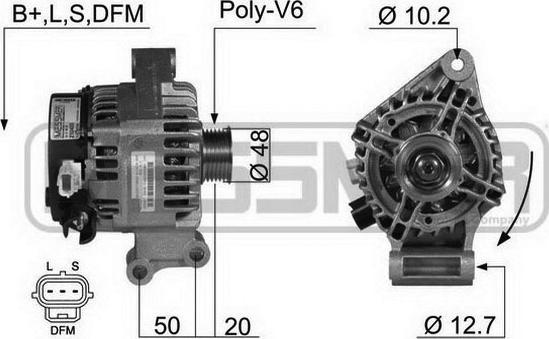 ERA 210400A - Generator alexcarstop-ersatzteile.com