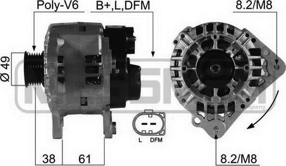 ERA 210482 - Generator alexcarstop-ersatzteile.com