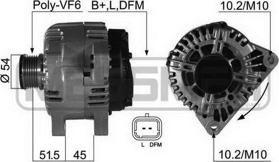 ERA 210471 - Generator alexcarstop-ersatzteile.com