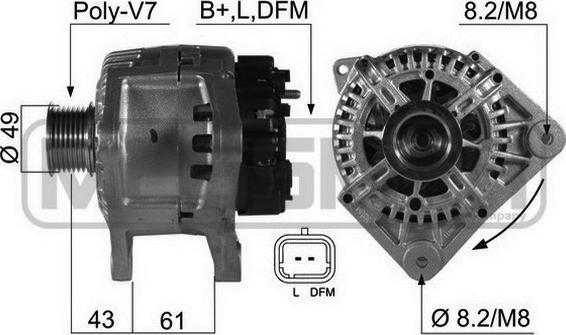 ERA 210472 - Generator alexcarstop-ersatzteile.com