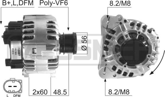 ERA 210597 - Generator alexcarstop-ersatzteile.com