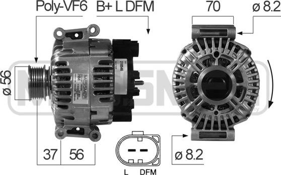 ERA 210546 - Generator alexcarstop-ersatzteile.com