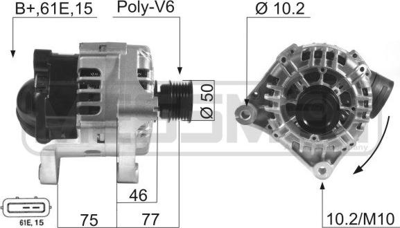 ERA 210548 - Generator alexcarstop-ersatzteile.com