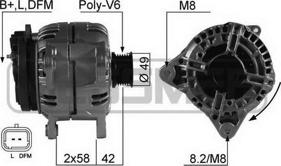 ERA 210567 - Generator alexcarstop-ersatzteile.com