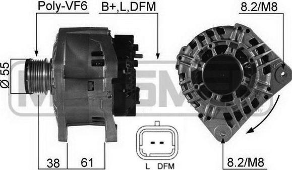 ERA 210503A - Generator alexcarstop-ersatzteile.com