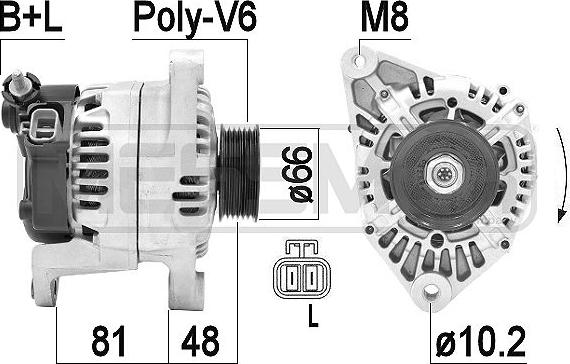 ERA 210655 - Generator alexcarstop-ersatzteile.com