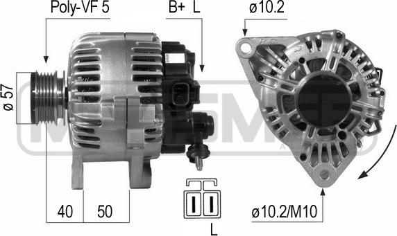 ERA 210650 - Generator alexcarstop-ersatzteile.com