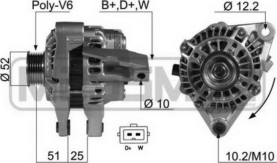 ERA 210095 - Generator alexcarstop-ersatzteile.com