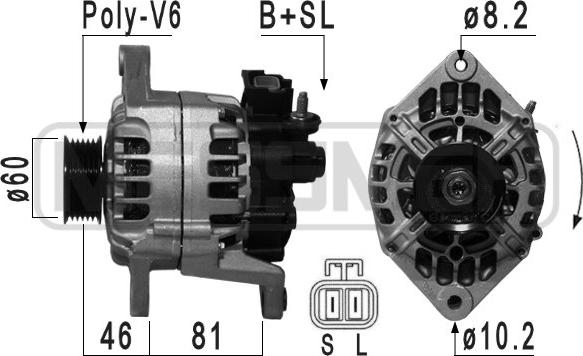 ERA 210046 - Generator alexcarstop-ersatzteile.com