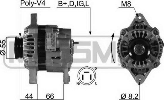 ERA 210048A - Generator alexcarstop-ersatzteile.com