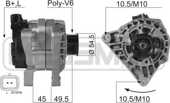 ERA 210054 - Generator alexcarstop-ersatzteile.com