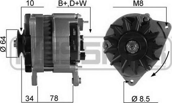 ERA 210055R - Generator alexcarstop-ersatzteile.com