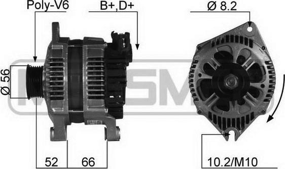 ERA 210069A - Generator alexcarstop-ersatzteile.com