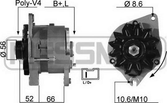 ERA 210066R - Generator alexcarstop-ersatzteile.com