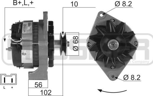 ERA 210009A - Generator alexcarstop-ersatzteile.com