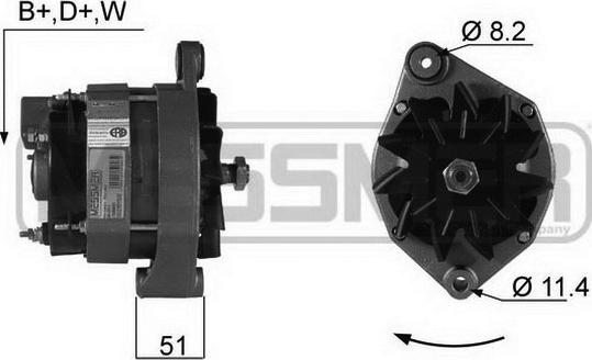 ERA 210008R - Generator alexcarstop-ersatzteile.com