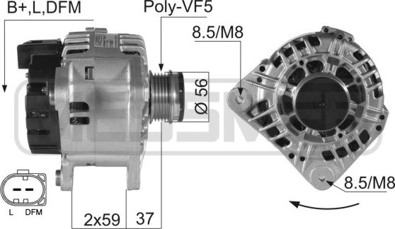 ERA 210007 - Generator alexcarstop-ersatzteile.com