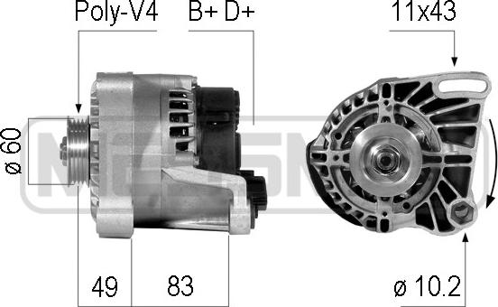 ERA 210086A - Generator alexcarstop-ersatzteile.com