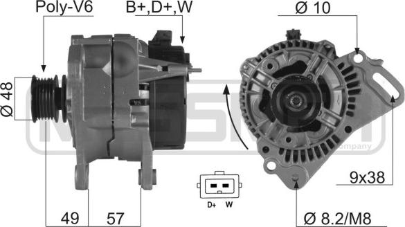 ERA 210030A - Generator alexcarstop-ersatzteile.com