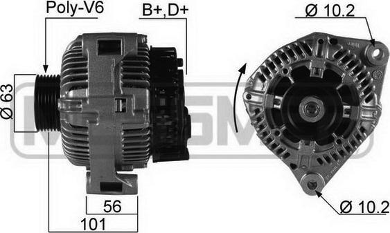 ERA 210021A - Generator alexcarstop-ersatzteile.com