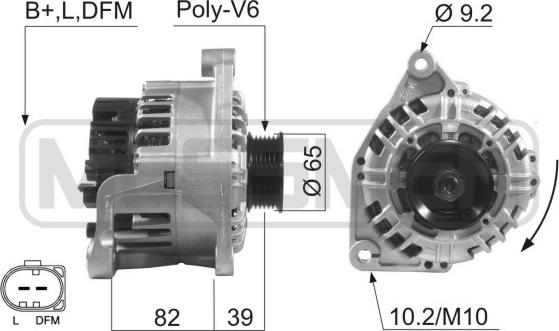 ERA 210076 - Generator alexcarstop-ersatzteile.com