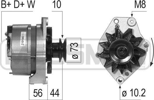 ERA 210145A - Generator alexcarstop-ersatzteile.com