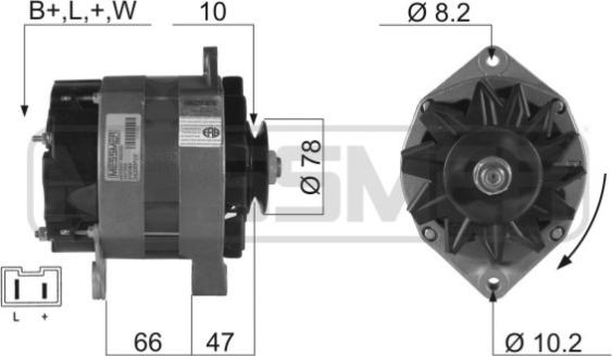 ERA 210163A - Generator alexcarstop-ersatzteile.com