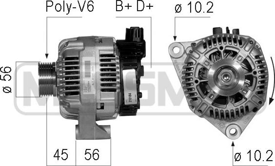 ERA 210184 - Generator alexcarstop-ersatzteile.com