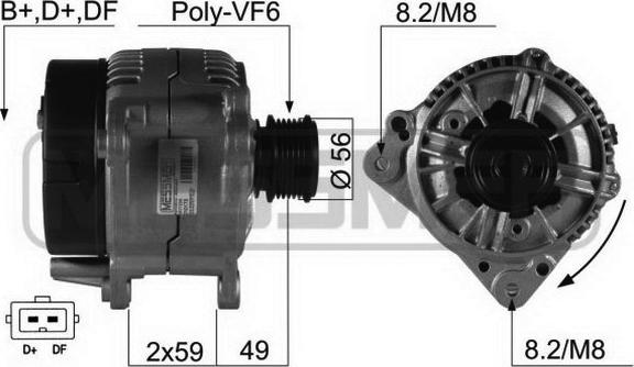 ERA 210170A - Generator alexcarstop-ersatzteile.com