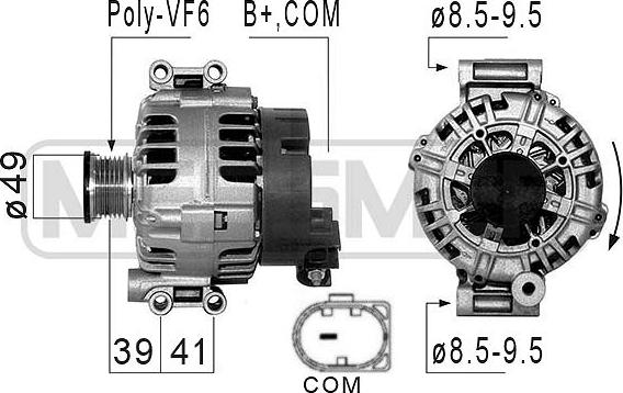 ERA 210855 - Generator alexcarstop-ersatzteile.com