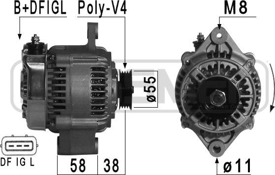 ERA 210869 - Generator alexcarstop-ersatzteile.com