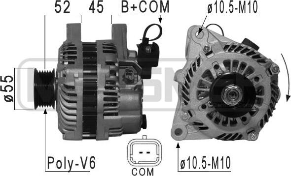 ERA 210864 - Generator alexcarstop-ersatzteile.com