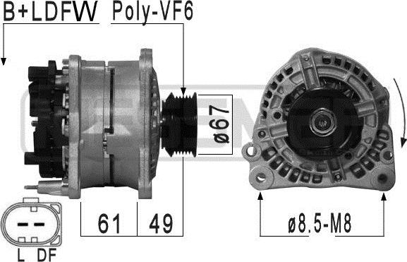 ERA 210880A - Generator alexcarstop-ersatzteile.com