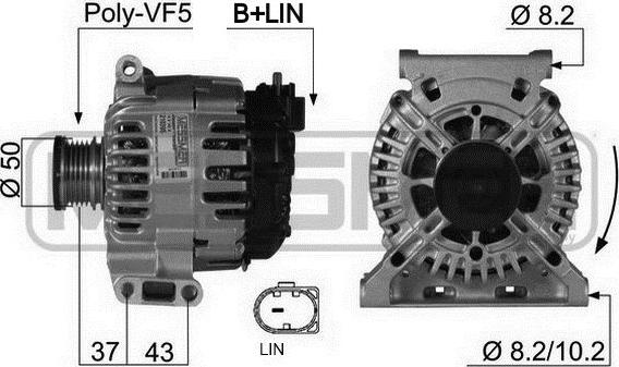 ERA 210395 - Generator alexcarstop-ersatzteile.com