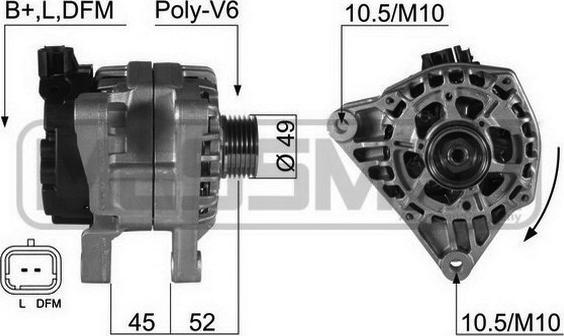 ERA 210396 - Generator alexcarstop-ersatzteile.com