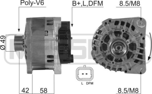 ERA 210390 - Generator alexcarstop-ersatzteile.com