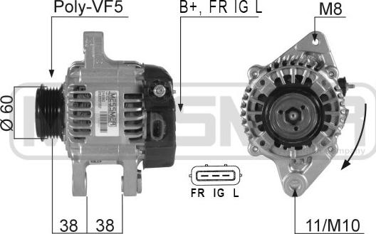 ERA 210392 - Generator alexcarstop-ersatzteile.com