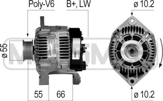 ERA 210345A - Generator alexcarstop-ersatzteile.com