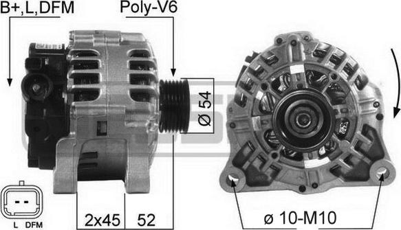 ERA 210347 - Generator alexcarstop-ersatzteile.com