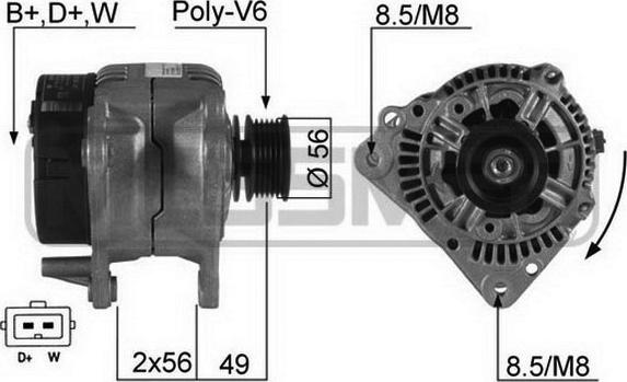 ERA 210350 - Generator alexcarstop-ersatzteile.com