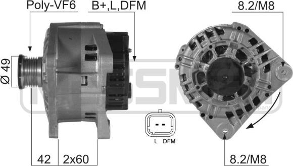 ERA 210353 - Generator alexcarstop-ersatzteile.com