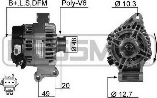 ERA 210357 - Generator alexcarstop-ersatzteile.com