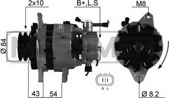 ERA 210334 - Generator alexcarstop-ersatzteile.com