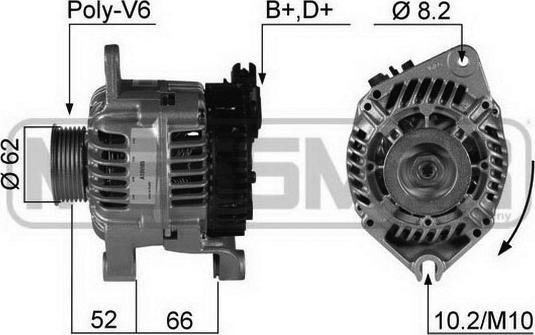 ERA 210337R - Generator alexcarstop-ersatzteile.com